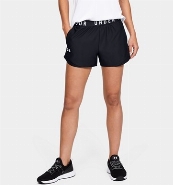 Women's UA Play Up Shorts 3.0, Black,