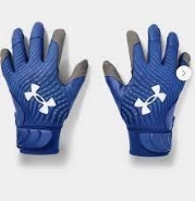 Men's UA Harper Hustle Batting Gloves, RYL, XXL