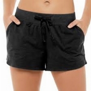 CAMPUS FRENCH TERRY SHORT, BLACK, L