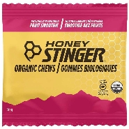 Honey Stinger, Organic, Jujubes énergétiques, Boîte de 12 x 50g, Frappé au fruits