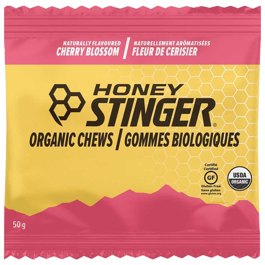 Honey Stinger, Organic, Jujubes énergétiques, Boîte de 12 x 50g, Cerises