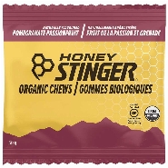 Honey Stinger, Organic, Jujubes énergétiques, Boîte de 12 x 50g, Grenade