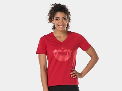 Tee-shirt technique VTT Bontrager Evoke pour femmes, Cardinal L