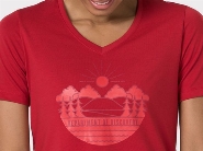 Tee-shirt technique VTT Bontrager Evoke pour femmes, Cardinal L
