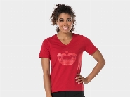 Tee-shirt technique VTT Bontrager Evoke pour femmes, Cardinal M