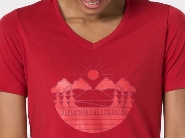 Tee-shirt technique VTT Bontrager Evoke pour femmes, Cardinal M