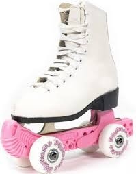 ROC N ROLLERGARDS - FIGURE SKATE GUARD WITH WHEELS  , PINK